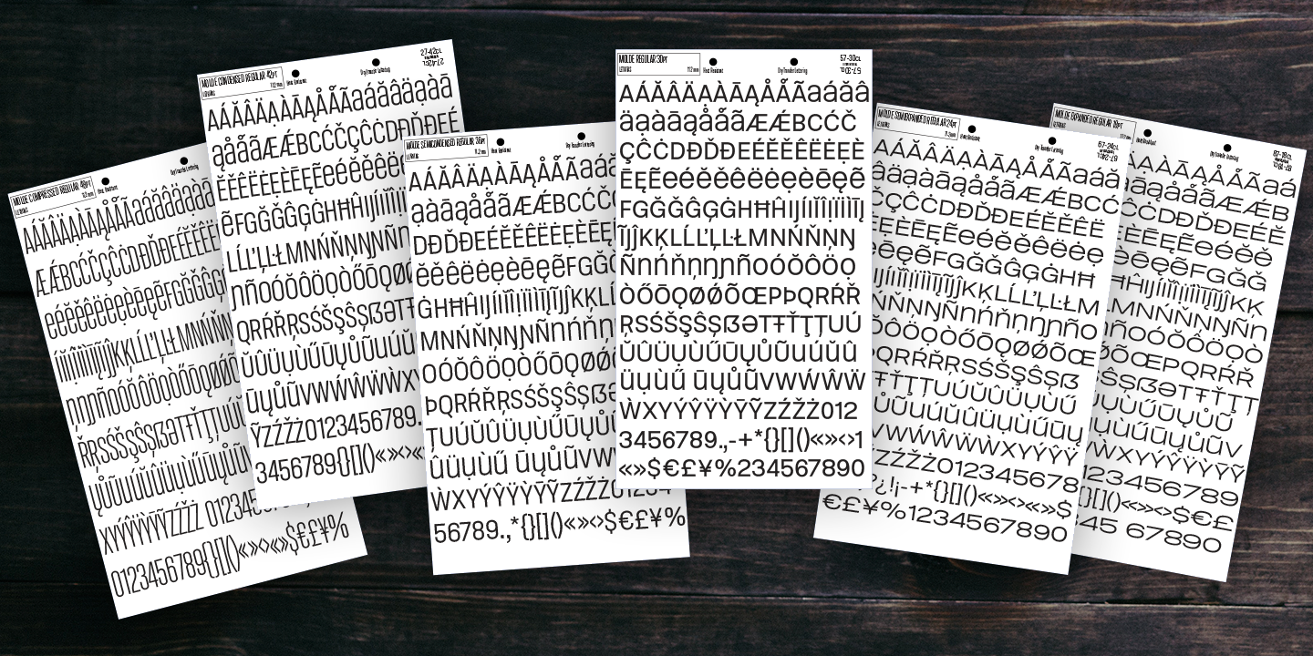Molde Semi Condensed
